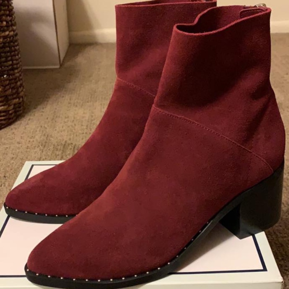 NEW Waterproofed Treasure & Bond Maroon booties